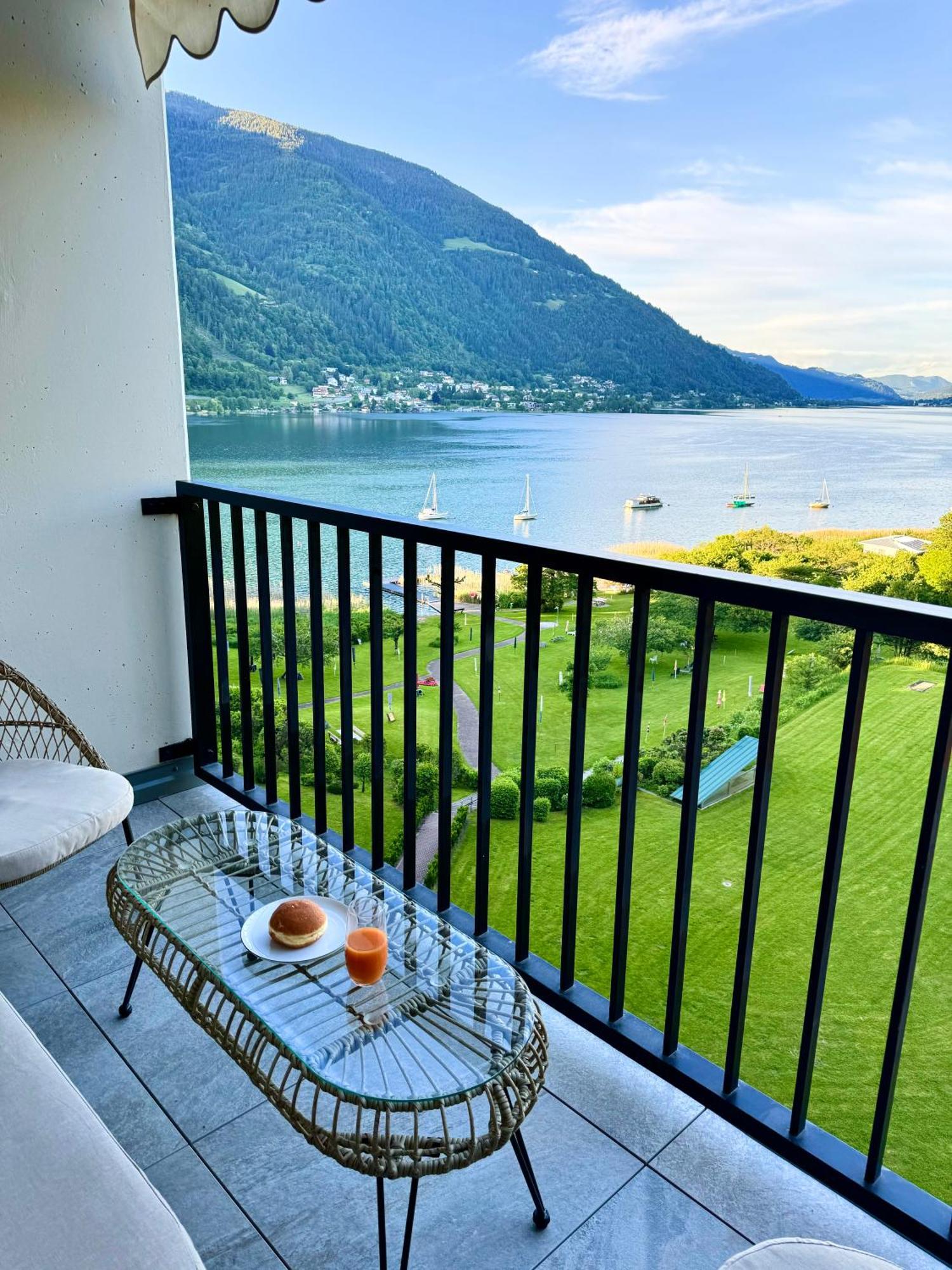 Apartment Am Ossiacher See Mit Seeblick Landskron Bagian luar foto